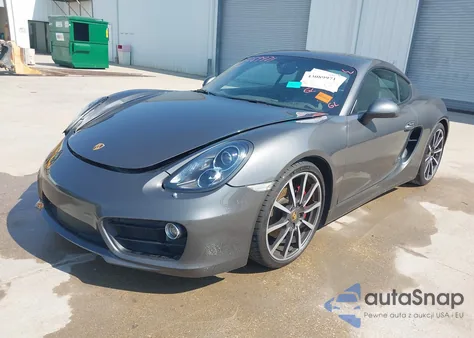 2014 Porsche Cayman S z USA, uszkodzony, nr VIN WP0AB2A88EK190575